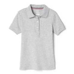 Girls 4-20 & Plus Size French Toast School Uniform Solid Polo -Sleep On It Sales Shop 2590698 Gray