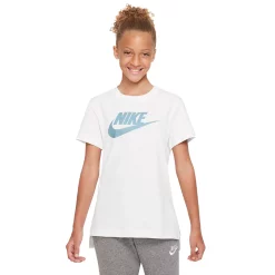 Girls 7-16 Nike Crewneck Graphic Tee -Sleep On It Sales Shop 4221759 White Ocean