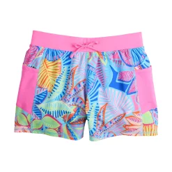 Girls 7-16 Tek Gear® Woven Running Shorts in Regular & Plus Size -Sleep On It Sales Shop 4630985 Blue Foliage