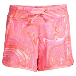 Girls 7-16 Lands' End Comfort Waist Swim Shorts -Sleep On It Sales Shop 4819681 Knockout Pink Swirl