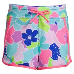 Girls 7-16 Lands' End Comfort Waist Swim Shorts -Sleep On It Sales Shop 4819681 Pale Orchid Camo