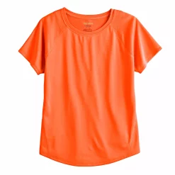 Girls 7-16 Tek Gear® Short Sleeve Performance Tee in Regular & Plus Size -Sleep On It Sales Shop 4849375 Endless Lava