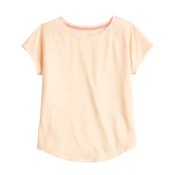 Girls 7-16 Tek Gear® Short Sleeve Performance Tee in Regular & Plus Size -Sleep On It Sales Shop 4849375 Peach Cheetah