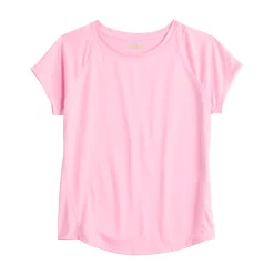 Girls 7-16 Tek Gear® Short Sleeve Performance Tee in Regular & Plus Size -Sleep On It Sales Shop 4849375 Strawberry Malt