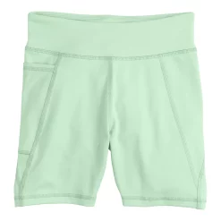 Girls 7-16 Tek Gear® Performance Bike Shorts in Regular & Plus Size -Sleep On It Sales Shop 4871670 Glaze Green