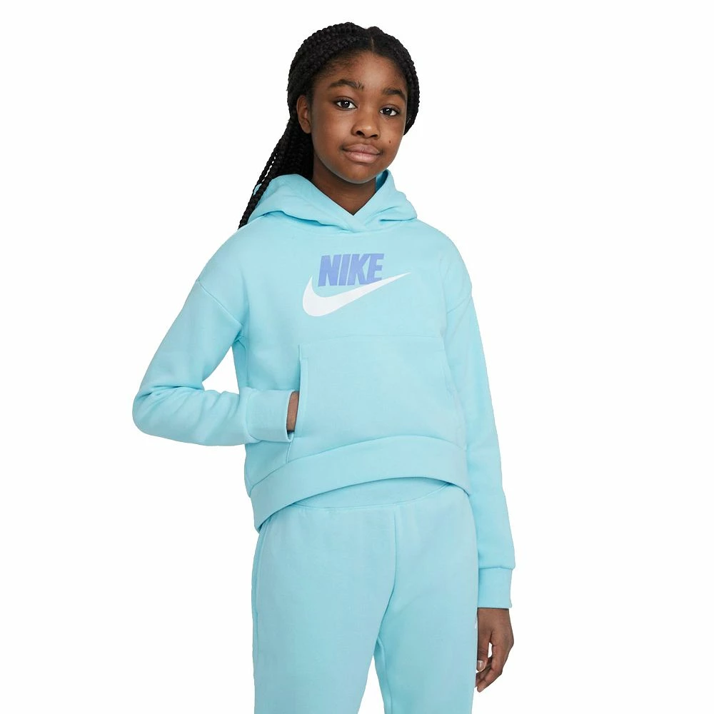 Girls 7-16 Nike Club Fleece Hoodie 6 Girls 7-16 Nike Club Fleece Hoodie - Image 6