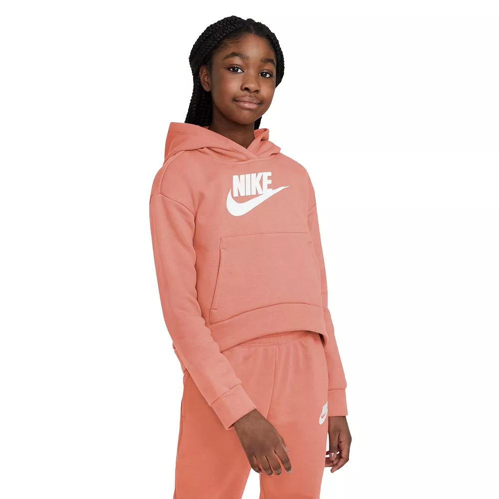 Girls 7-16 Nike Club Fleece Hoodie 7 Girls 7-16 Nike Club Fleece Hoodie - Image 7