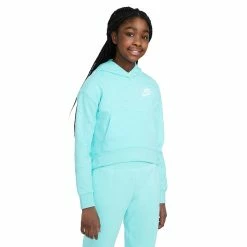 Girls 7-16 Nike Printed Fleece Hoodie -Sleep On It Sales Shop 4878466 Copa White