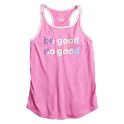 Girls 7-16 Tek Gear® Graphic Tank Top in Regular & Plus Size -Sleep On It Sales Shop 4888286 Pink Be Good