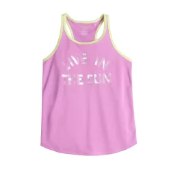Girls 7-16 Tek Gear® Graphic Tank Top in Regular & Plus Size -Sleep On It Sales Shop 4888286 Purple Live In The Sun