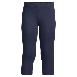 Girls 10-20 Lands' End Tough Cotton Capri Leggings in Plus Size 10 Girls 10-20 Lands' End Tough Cotton Capri Leggings in Plus Size -Sleep On It Sales Shop 4922592 Classic Navy