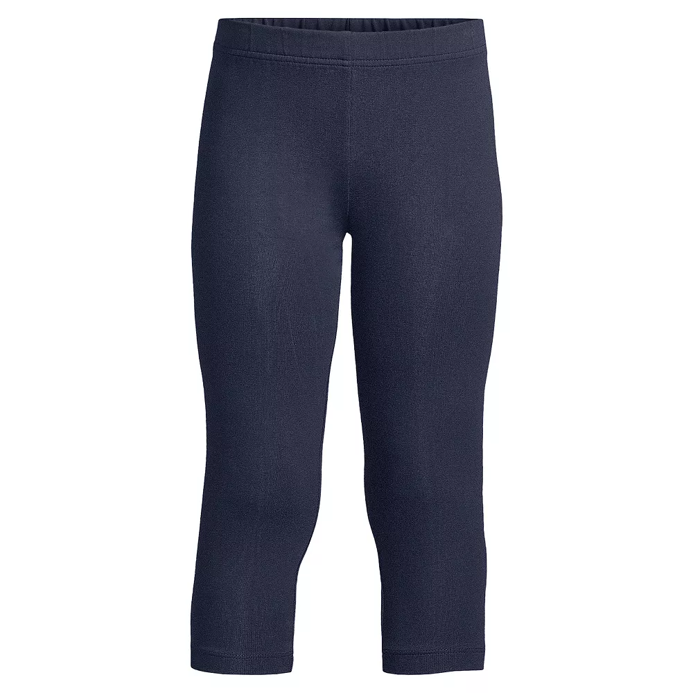 Girls 10-20 Lands' End Tough Cotton Capri Leggings in Plus Size 5 Girls 10-20 Lands' End Tough Cotton Capri Leggings in Plus Size - Image 5