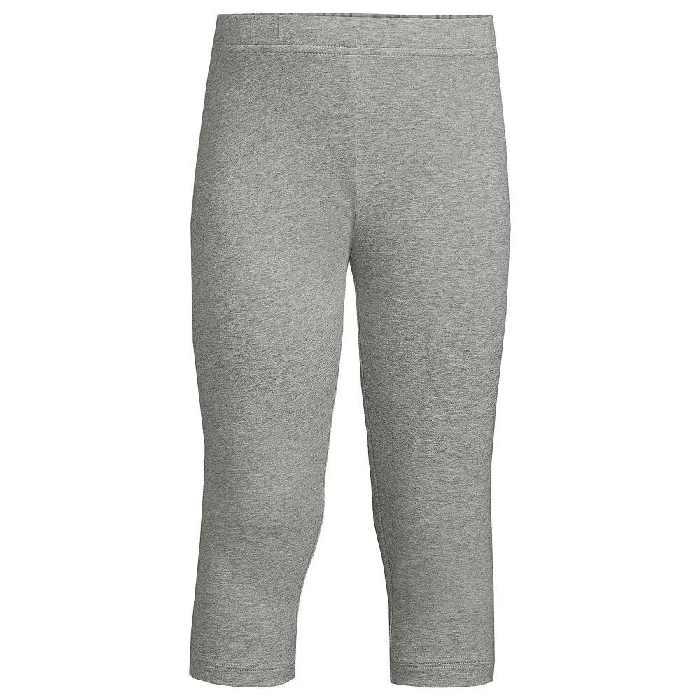 Girls 10-20 Lands' End Tough Cotton Capri Leggings in Plus Size 4 Girls 10-20 Lands' End Tough Cotton Capri Leggings in Plus Size - Image 4