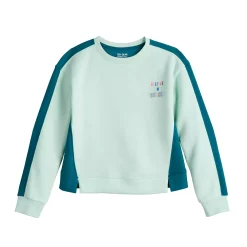 Girls 7-16 Tek Gear® Ultrasoft Fleece Graphic Sweatshirt -Sleep On It Sales Shop 4938207 Mint Teal Believe