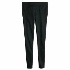 Girls 4-18 SO® Mid-Rise Ultimate Jeggings in Regular, Long, Slim & Plus -Sleep On It Sales Shop 4945141 Black