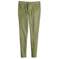 Girls 4-18 SO® Mid-Rise Ultimate Jeggings in Regular, Long, Slim & Plus -Sleep On It Sales Shop 4945141 Olive