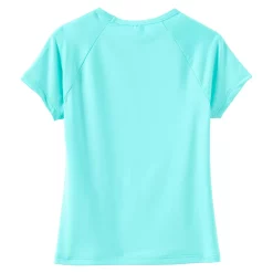 Girls 8-16 Lands' End Short Sleeve Crewneck Rash Guard in Plus Size -Sleep On It Sales Shop 4961790 ALT