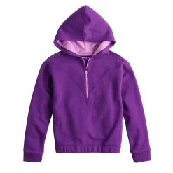 Girls 7-16 Tek Gear® Ultrasoft Fleece 1/4-Zip Hoodie in Regular & Plus -Sleep On It Sales Shop 4972462 Orchid Gazebo