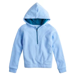 Girls 7-16 Tek Gear® Ultrasoft Fleece 1/4-Zip Hoodie in Regular & Plus -Sleep On It Sales Shop 4972462 Periwinkle