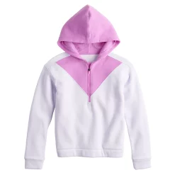 Girls 7-16 Tek Gear® Ultrasoft Fleece 1/4-Zip Hoodie in Regular & Plus -Sleep On It Sales Shop 4972462 Tara Lavender