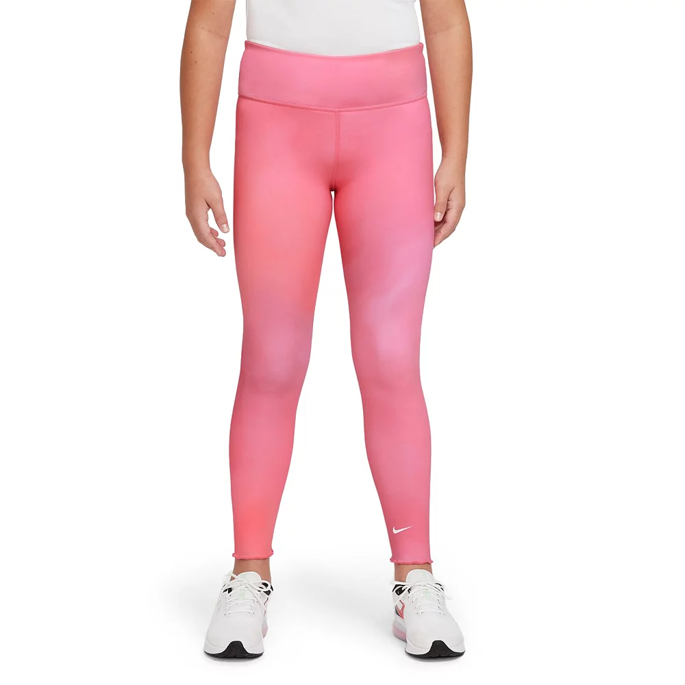 Girls 7-16 Nike Dri-FIT One Printed Training Leggings 2 Girls 7-16 Nike Dri-FIT One Printed Training Leggings - Image 2