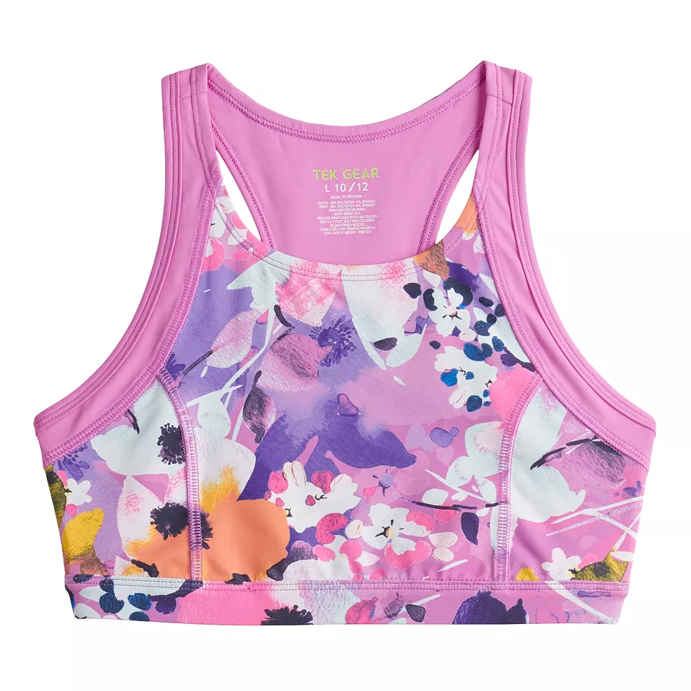 Girls 7-16 Tek Gear® Sun Gear UPF 50 Active Bikini Top in Regular & Plus 2 Girls 7-16 Tek Gear® Sun Gear UPF 50 Active Bikini Top in Regular & Plus - Image 2