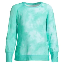 Girls 10-16 Lands' End Active Tee in Plus Size -Sleep On It Sales Shop 5189154 Aqua Mint Tie Dye