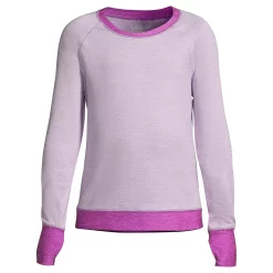 Girls 10-16 Lands' End Active Tee in Plus Size -Sleep On It Sales Shop 5189154 Orchid Space Dye
