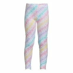 Girls 10-16 Lands' End TOUGH COTTON™ Leggings in Plus Size -Sleep On It Sales Shop 5212126 Wild Blossom Tie Dye