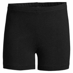 Girls Plus Lands' End TOUGH COTTON™ Cartwheel Shorts -Sleep On It Sales Shop 5212127 Black
