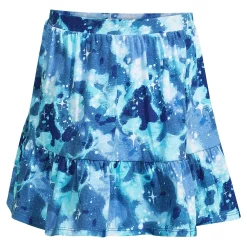 Girls 10-16 Lands' End Tiered Skort in Plus Sizes -Sleep On It Sales Shop 5212136 Blue Galaxy