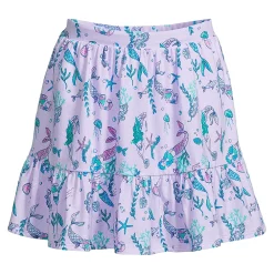 Girls 10-16 Lands' End Tiered Skort in Plus Sizes -Sleep On It Sales Shop 5212136 Cool Orchid Mermaids