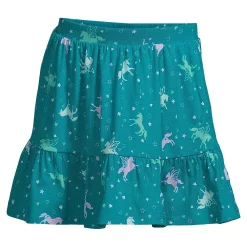 Girls 10-16 Lands' End Tiered Skort in Plus Sizes -Sleep On It Sales Shop 5212136 Spade Blue Unicorns
