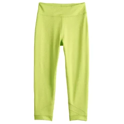 Girls 7-16 Tek Gear® Performance 7/8 Leggings in Regular & Plus -Sleep On It Sales Shop 5221479 Lime Cheetah