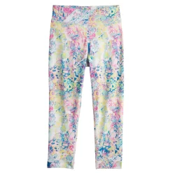 Girls 7-16 Tek Gear® Performance 7/8 Leggings in Regular & Plus -Sleep On It Sales Shop 5221479 Teal Paint Pour