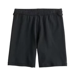 Girls 6-20 SO® Adaptive Sensory Bike Shorts in Regular & Plus -Sleep On It Sales Shop 5242660 Black