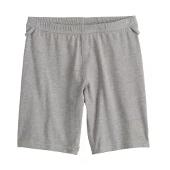 Girls 6-20 SO® Adaptive Sensory Bike Shorts in Regular & Plus -Sleep On It Sales Shop 5242660 Dark Gray Heather