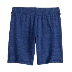 Girls 6-20 SO® Adaptive Sensory Bike Shorts in Regular & Plus -Sleep On It Sales Shop 5242660 Navy Texture