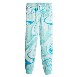 Girls 7-20 SO® Adaptive Sensory Fleece Jogger Pants in Regular & Plus -Sleep On It Sales Shop 5254660 Aqua Marble