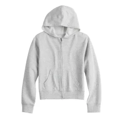 Girls 6-20 SO® Adaptive Sensory Fleece Zip Hoodie in Regular & Plus 8 Girls 6-20 SO® Adaptive Sensory Fleece Zip Hoodie in Regular & Plus -Sleep On It Sales Shop 5254723 Gray Heather