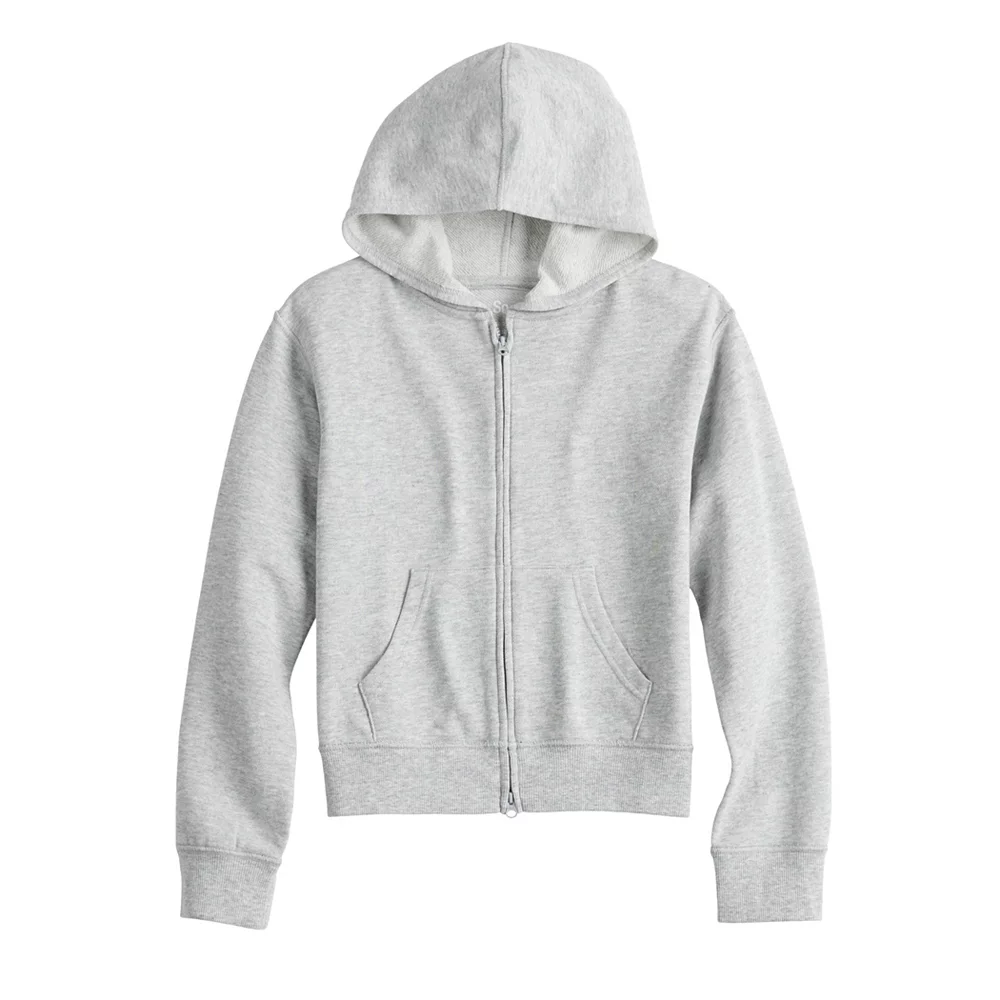 Girls 6-20 SO® Adaptive Sensory Fleece Zip Hoodie in Regular & Plus 3 Girls 6-20 SO® Adaptive Sensory Fleece Zip Hoodie in Regular & Plus - Image 3