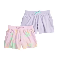 Girls 7-16 Tek Gear® 2-Pack Woven Running Shorts in Regular & Plus -Sleep On It Sales Shop 5266582 Light Pink Grape Creme