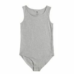 Girls 6-20 SO® Adaptive Bodysuit in Regular & Plus Size 15 Girls 6-20 SO® Adaptive Bodysuit in Regular & Plus Size -Sleep On It Sales Shop 5270185 Heather Gray