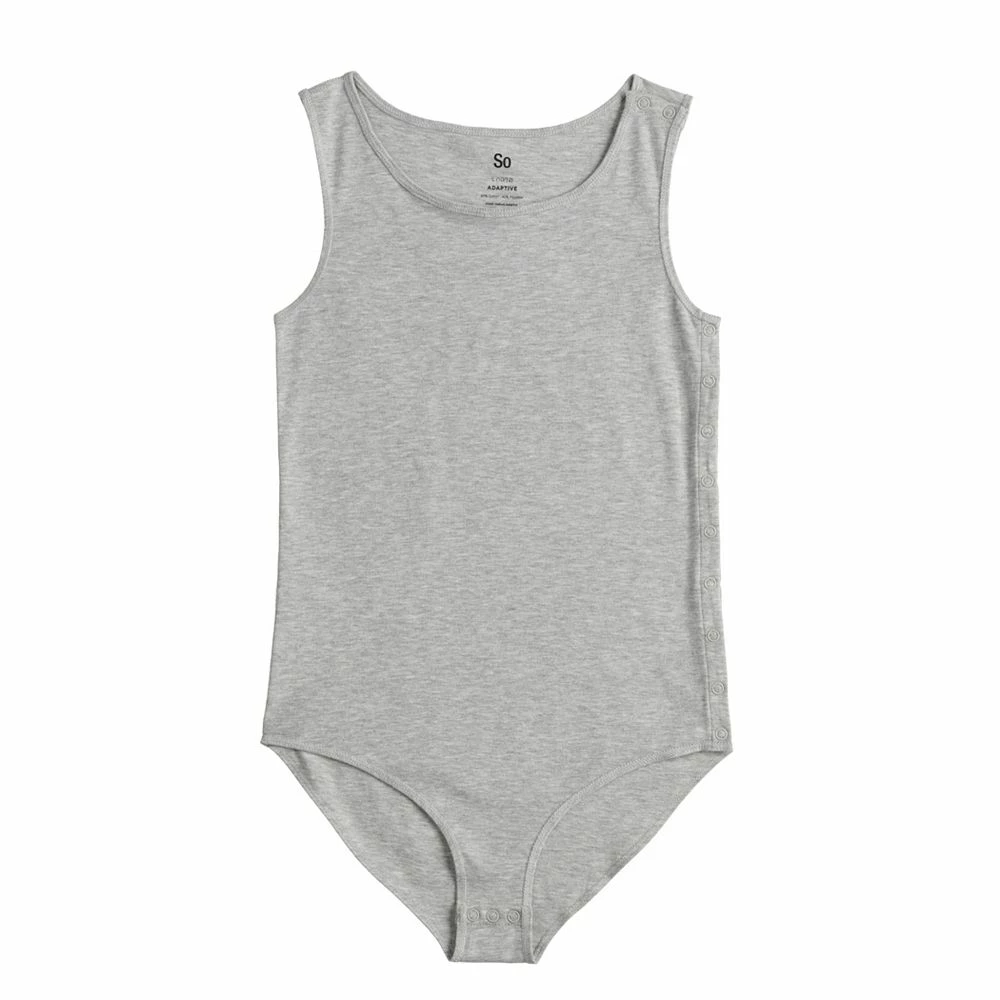 Girls 6-20 SO® Adaptive Bodysuit in Regular & Plus Size 4 Girls 6-20 SO® Adaptive Bodysuit in Regular & Plus Size - Image 4