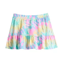 Girls 6-20 SO® Favorite Skort in Regular & Plus -Sleep On It Sales Shop 5273572 Spiral Dye