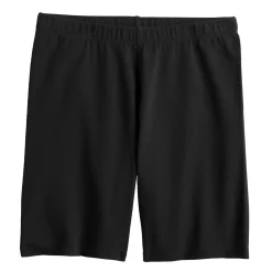 Girls 7-20 SO® Core Bike Shorts in Regular & Plus -Sleep On It Sales Shop 5273782 Black