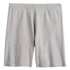 Girls 7-20 SO® Core Bike Shorts in Regular & Plus -Sleep On It Sales Shop 5273782 Gray Heather