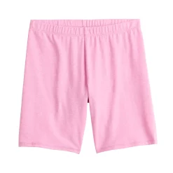 Girls 7-20 SO® Core Bike Shorts in Regular & Plus -Sleep On It Sales Shop 5273782 Pink