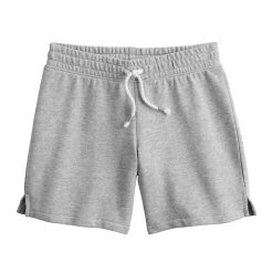 Girls 6-20 SO® French Terry Bermuda Shorts in Regular & Plus -Sleep On It Sales Shop 5280832 Gray Heather