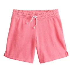 Girls 6-20 SO® French Terry Bermuda Shorts in Regular & Plus -Sleep On It Sales Shop 5280832 Pink